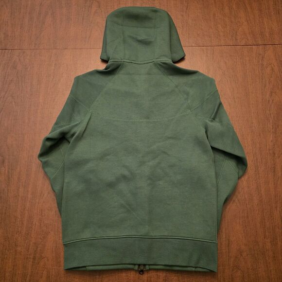 Nike Tech Fleece Windrunner Green Full Zip Hoodie FQ1883-341 Men's Size S - Picture 3 of 4